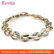 artificial gold chain bracelet 18k solid gold bracelet fashion long chain bracelet